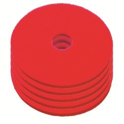 Disque de lustrage rouge diamètre 280mm - Carton de 5 - NUMATIC
