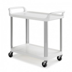 Chariot de service SYLVER 2 plateaux  