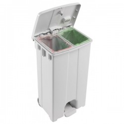 Container POLARIS 90 Litres avec insert support sac double (2x45 Litres) et système SHHUT