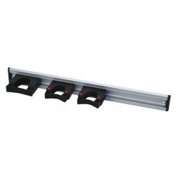 Rail alu TOOLFLEX avec supports pour manches complet 50 cm