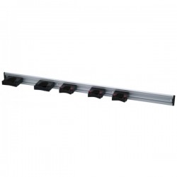 Rail alu TOOLFLEX avec supports pour manches complet 90 cm