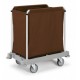 Sacs toile plastifiée marron chocolat