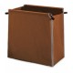 Sacs toile plastifiée marron chocolat