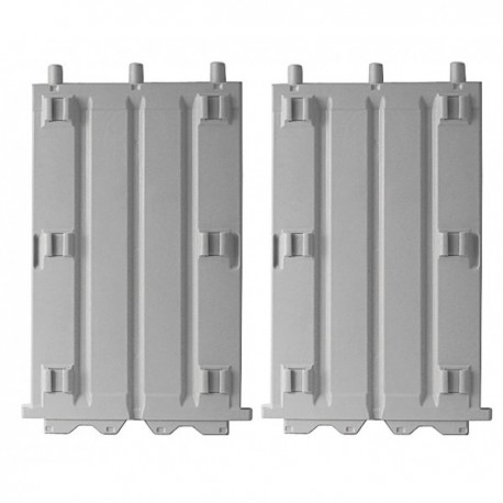 Montant symétrique Gris foncé ALPHA