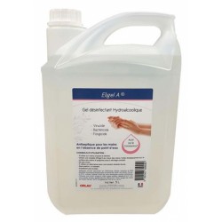 Gel hydroalcoolique VIRUCIDE EN 14476 actif coronavirus ELIGEL A Bidon de 5L