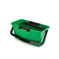 UNGER seau laveur vitre avec tamis et crochet porte-outils vert 12L