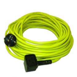 Câble jaune 15m 3x1,5mm² NUPLUG - NUMATIC